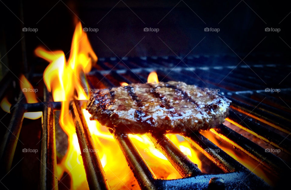 outdoor grill summertime flame by soulful88