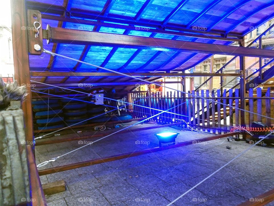 light underneath a slide