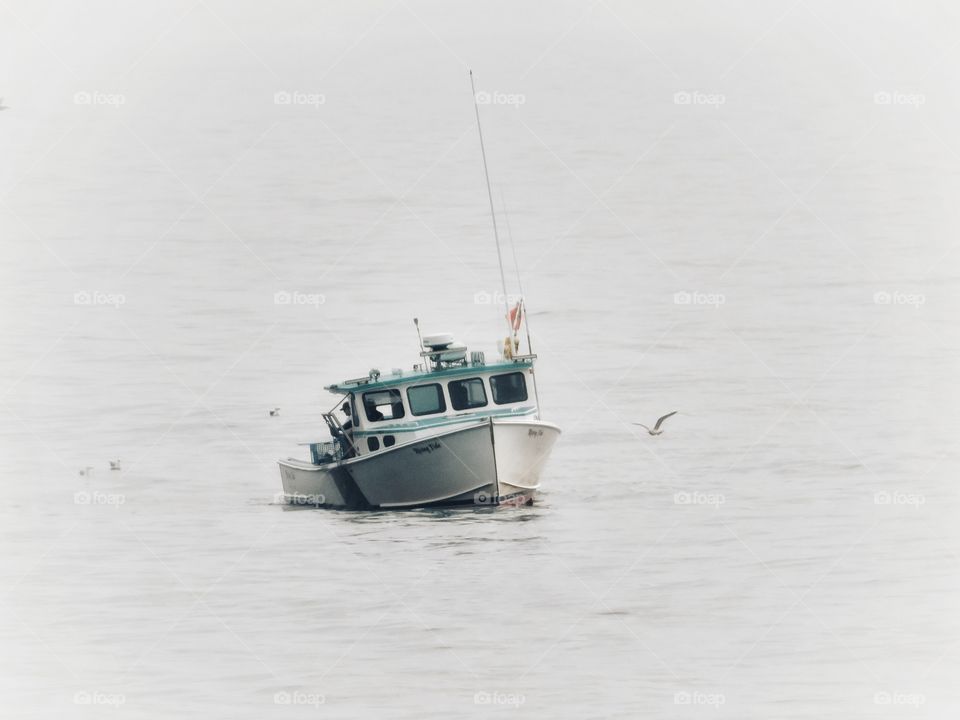 Lobster boat Maine