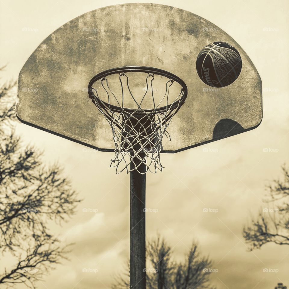 Favorite Spot At Home, Basketball Hoop Outside, Basketball Net, Basketball Game 