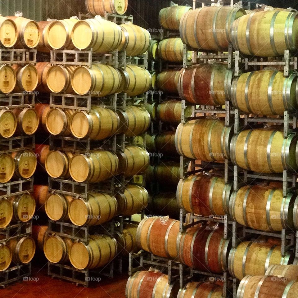 Wine barrels 