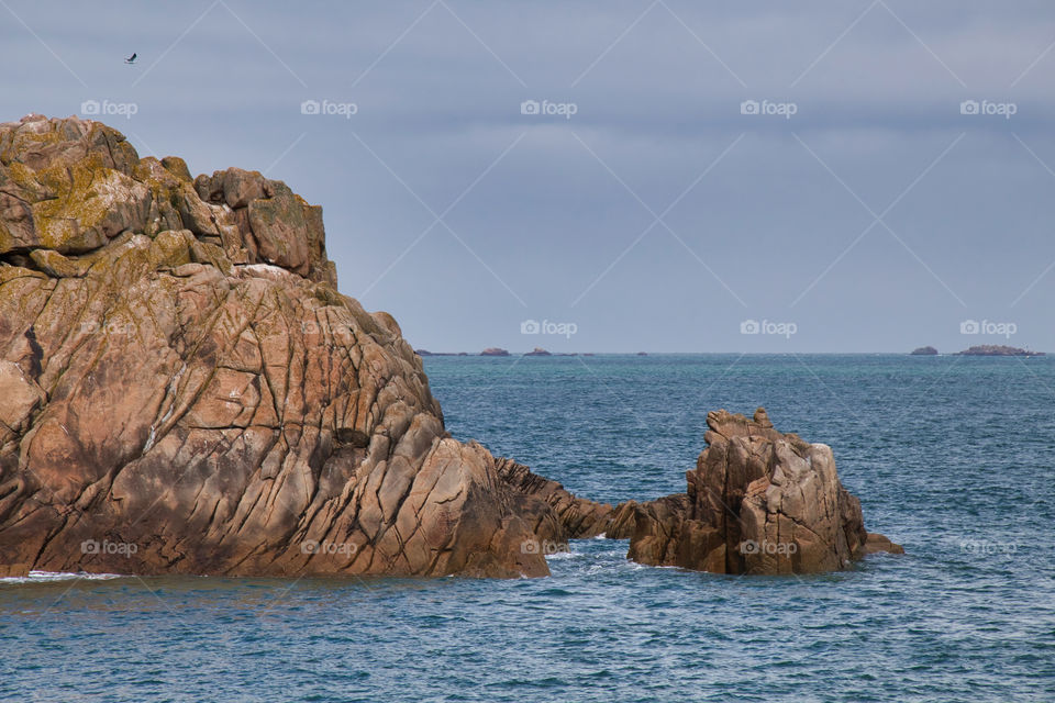 view of the coast of the sea