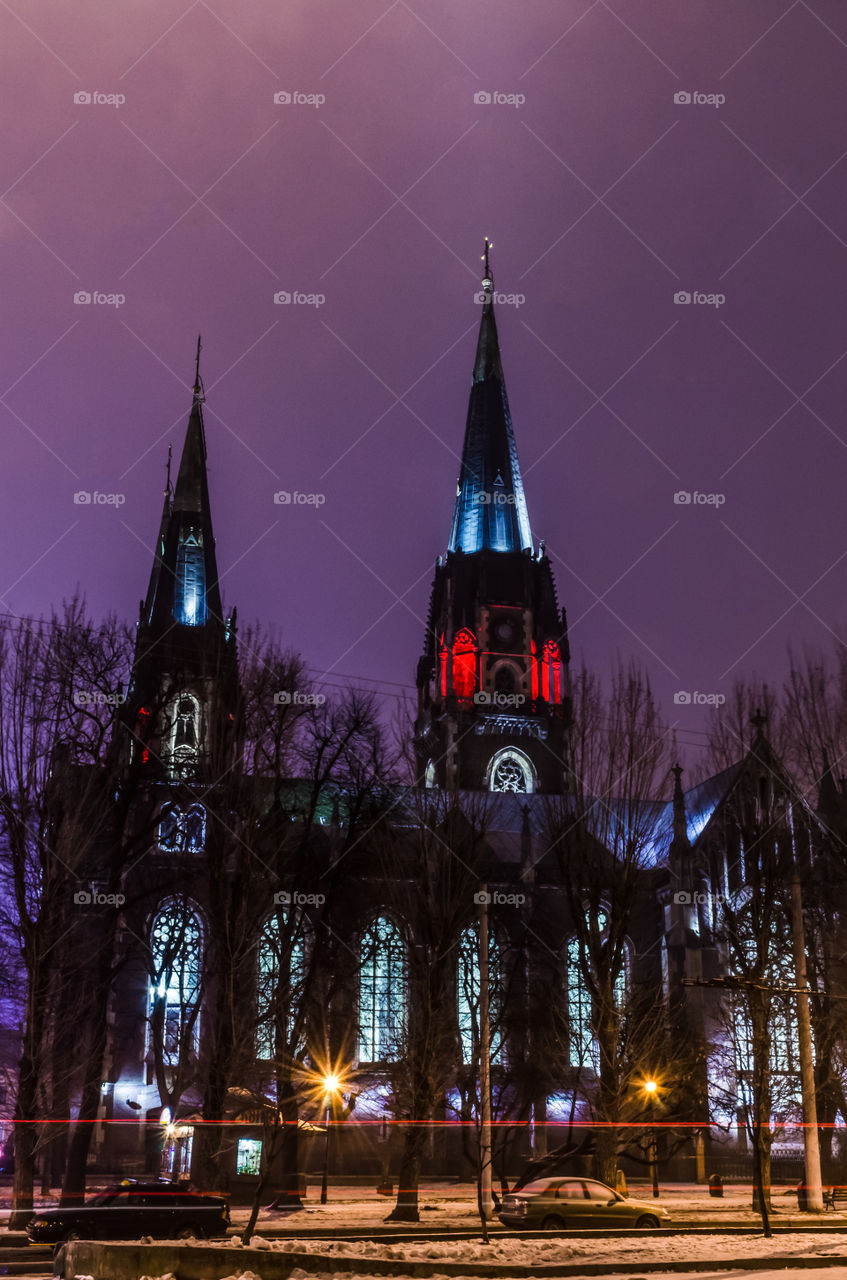 St. Olga and Elizabeth cathedral in Lviv city