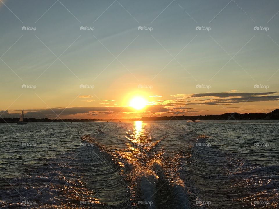 sunset jersey shore 