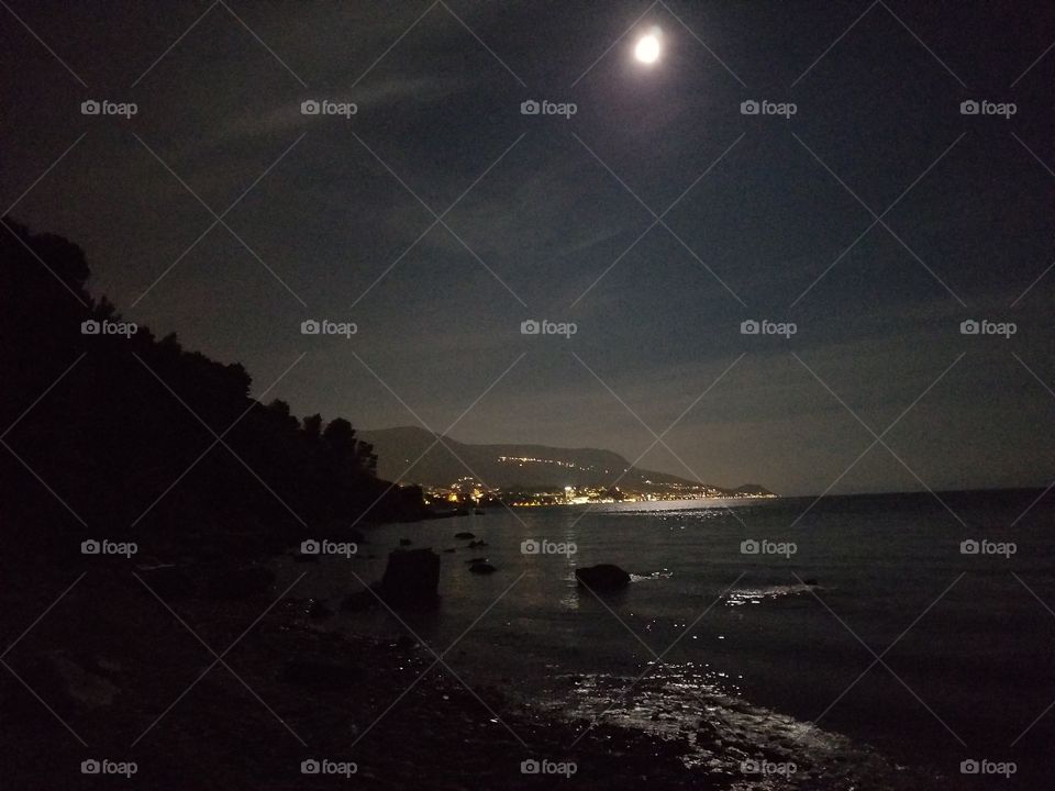 Beach at Duilovo, Split, Croatoa