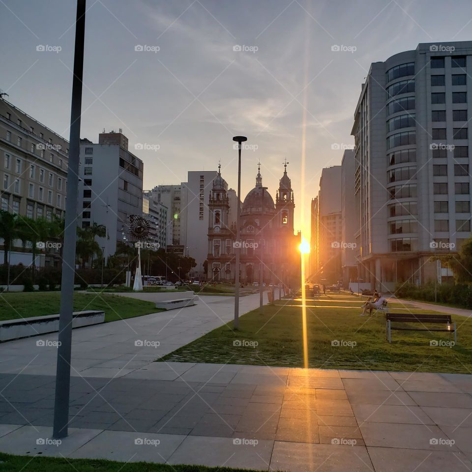 Entardecer no Porto