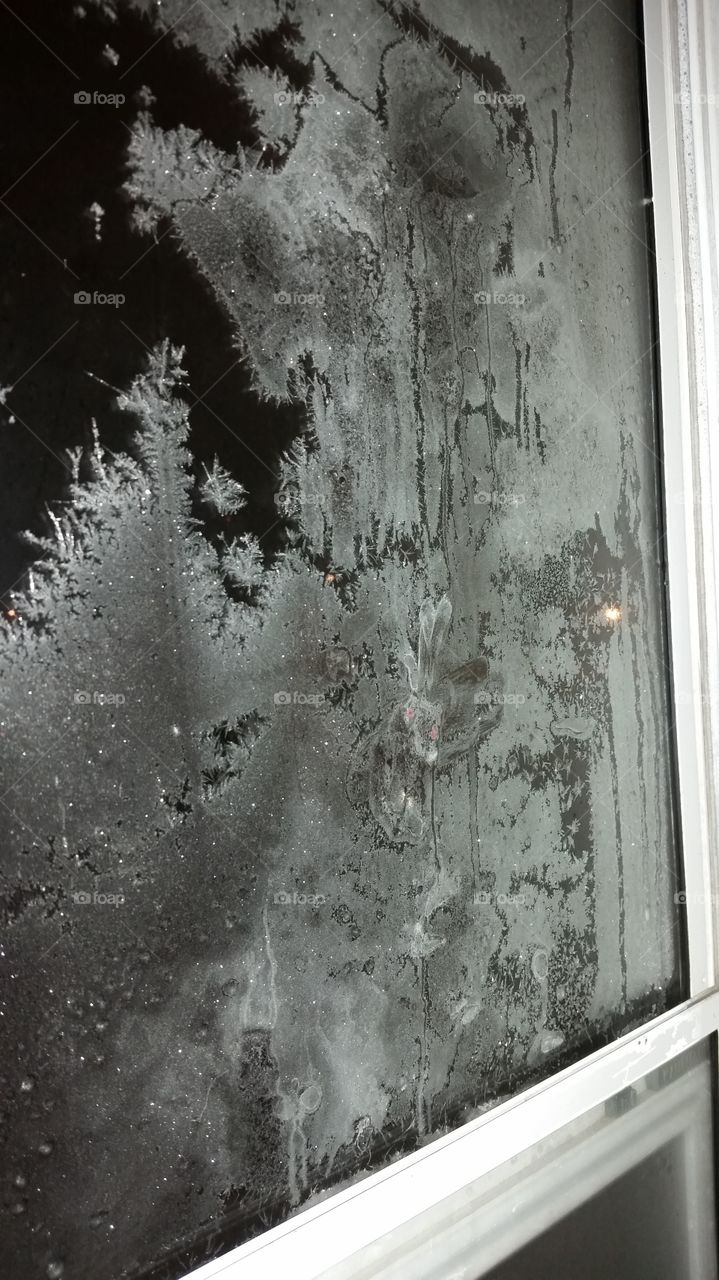 Frosty Winter Window