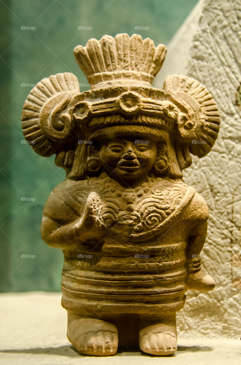 Ancient Mayan figurine 