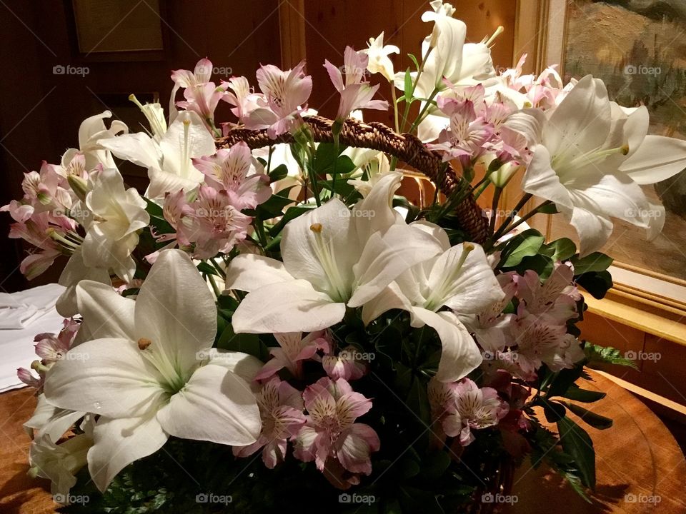 Bouquet Using Giant White Lillies