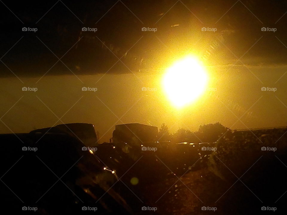 Sunset, Sun, Dawn, Light, Landscape