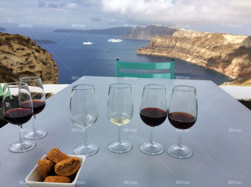 Wine tasting with a view 