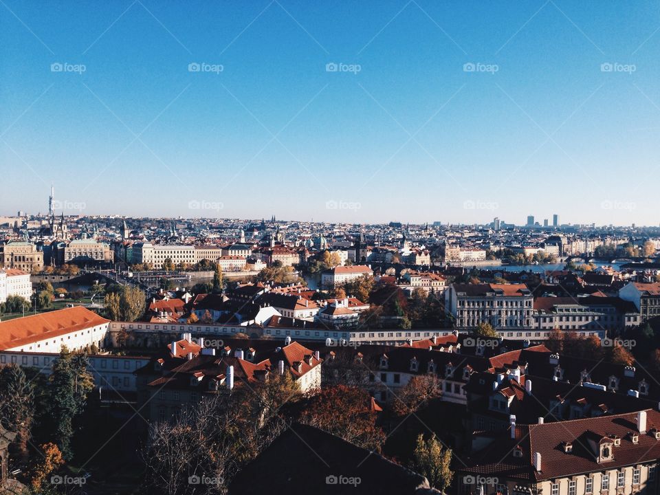 View of prague city