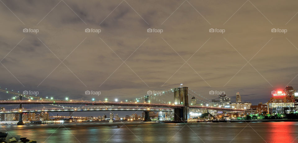 View of brooklyn bridge new york