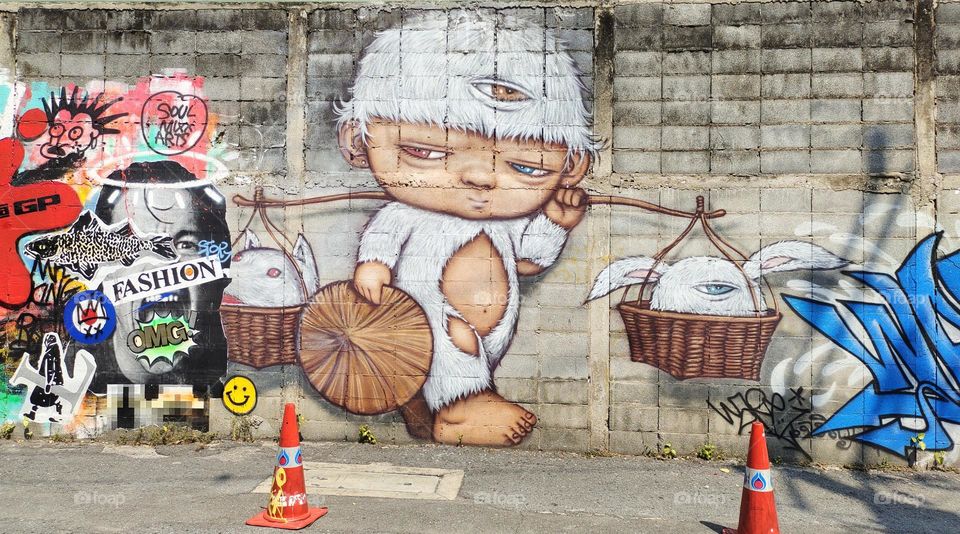 Street Art in Bangkok.