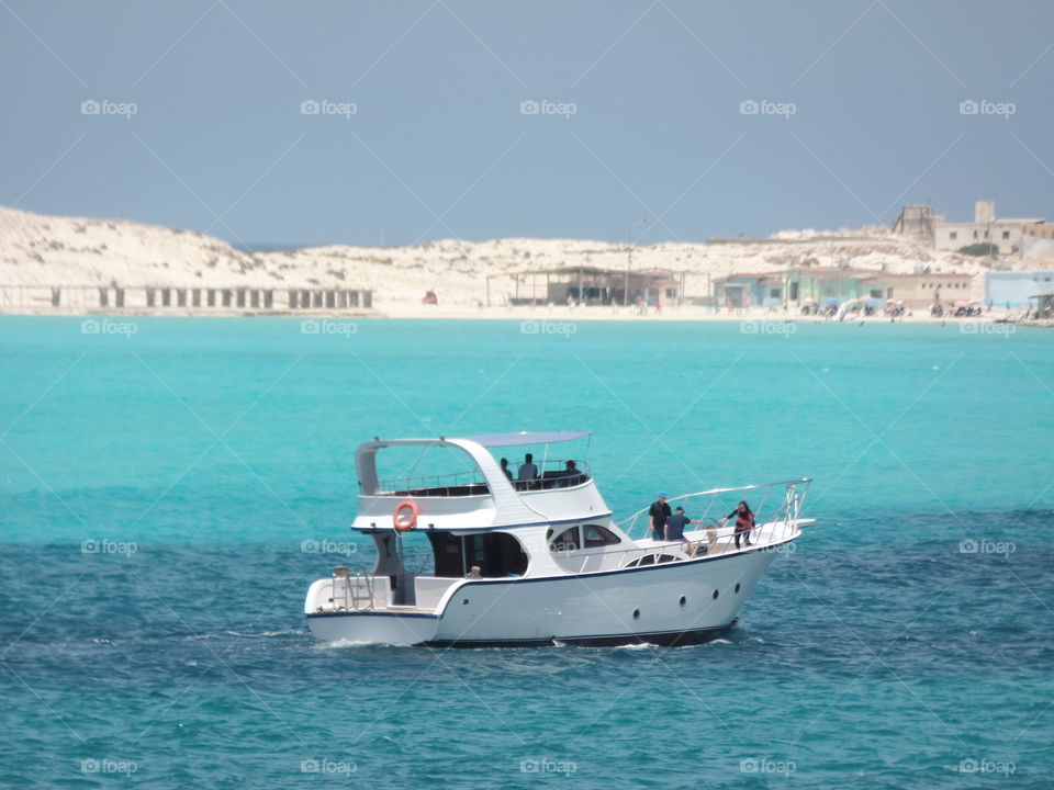 Boat in Marsa Matrouh Beach