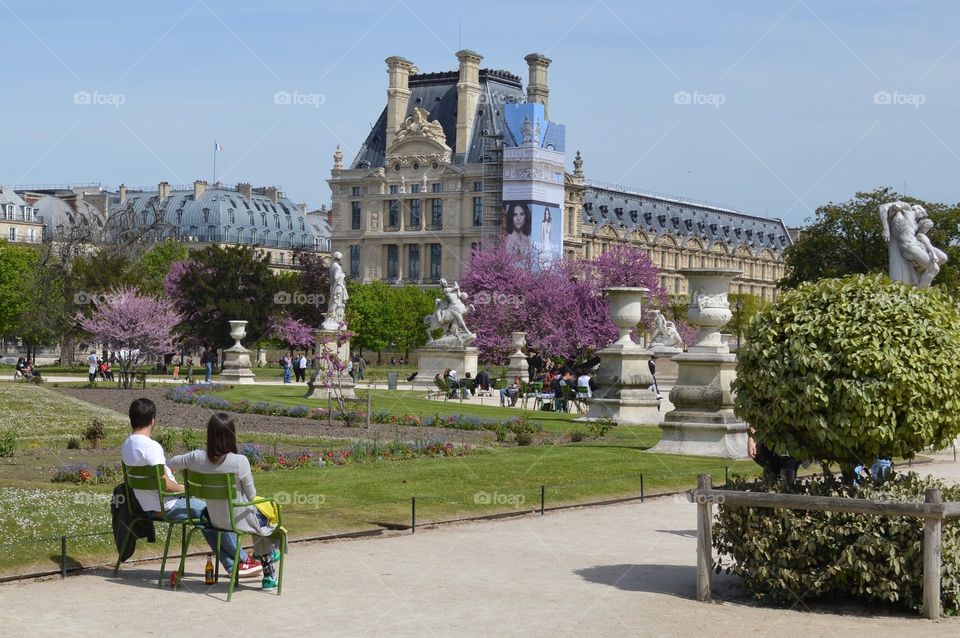 View at Tuilleries in Paris