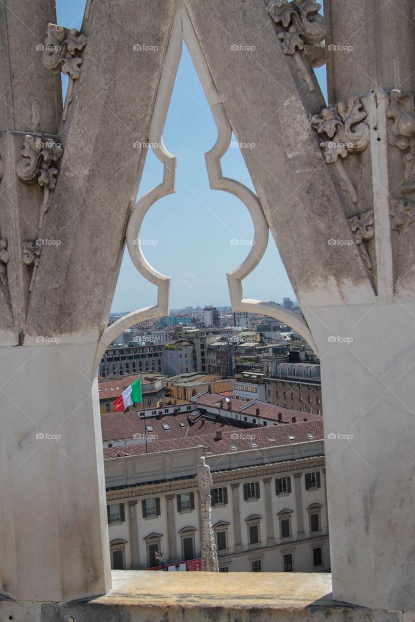 Duomo di Milano. This is one of the most beautiful churches in europe. What a work of art. The view from the roof is amazing. 