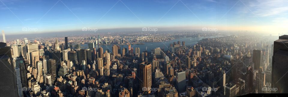 View from the Empire State Building 
