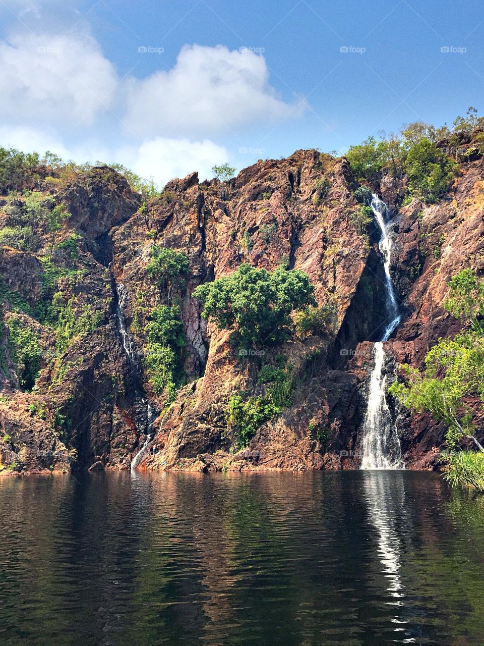 Capture of Wangi Falls at Litchfield Park in the Northern Territory, Australia