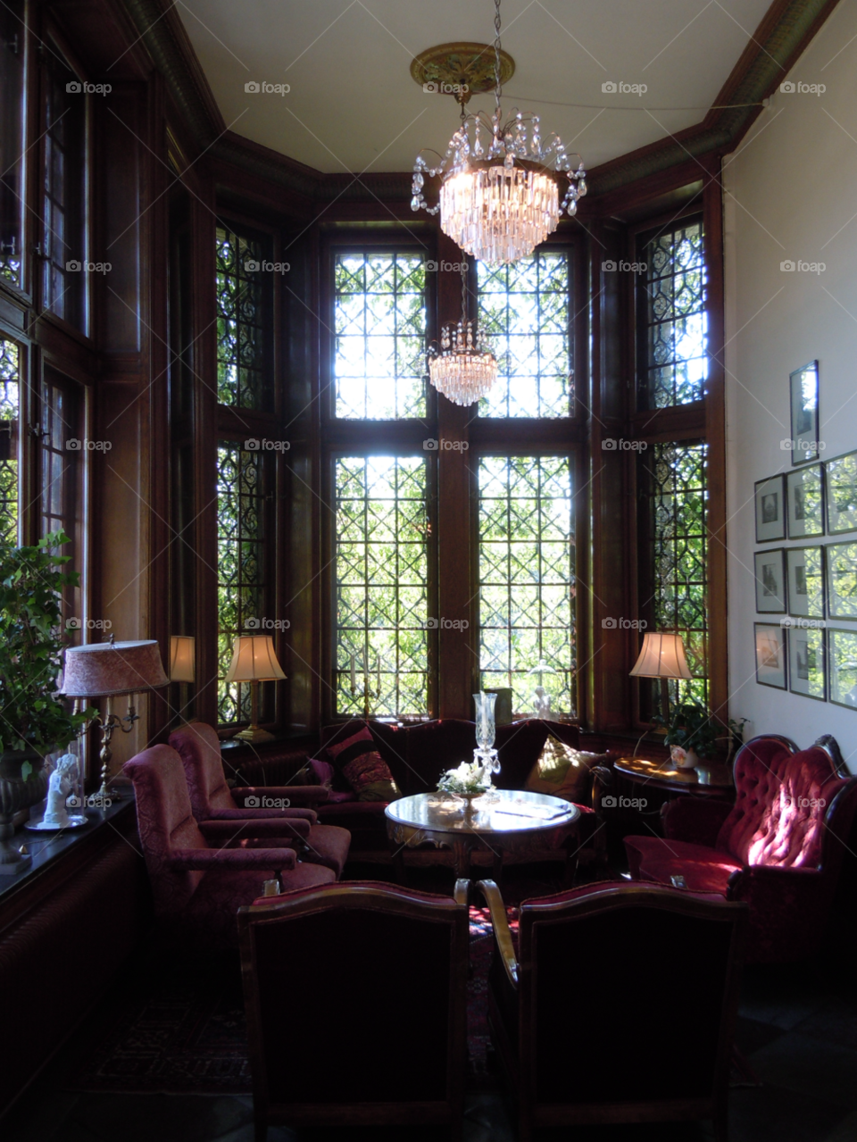 windows furniture castle chandelier by MagnusPm