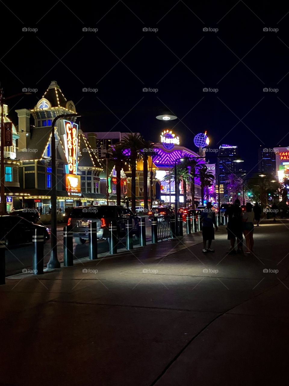 Las Vegas Boulevard at night 