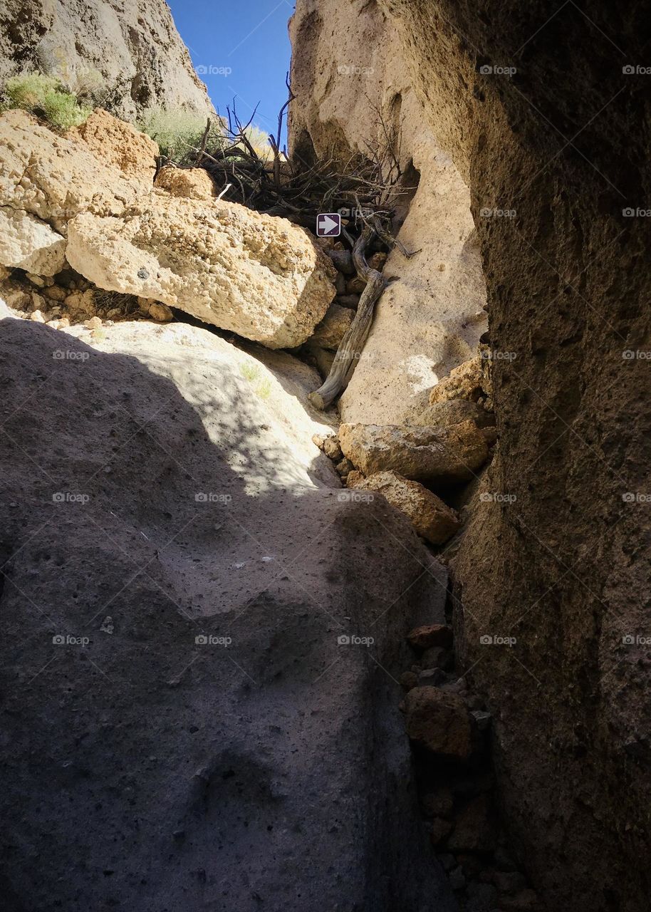 Along the long trail in Mojave