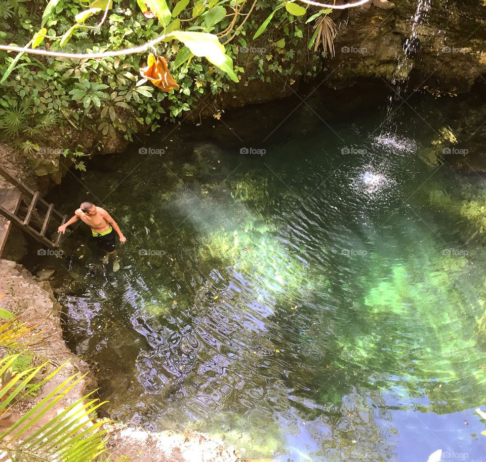 Cenote swim