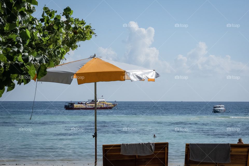 Relaxing view on the beautiful island koh lipe Thailand