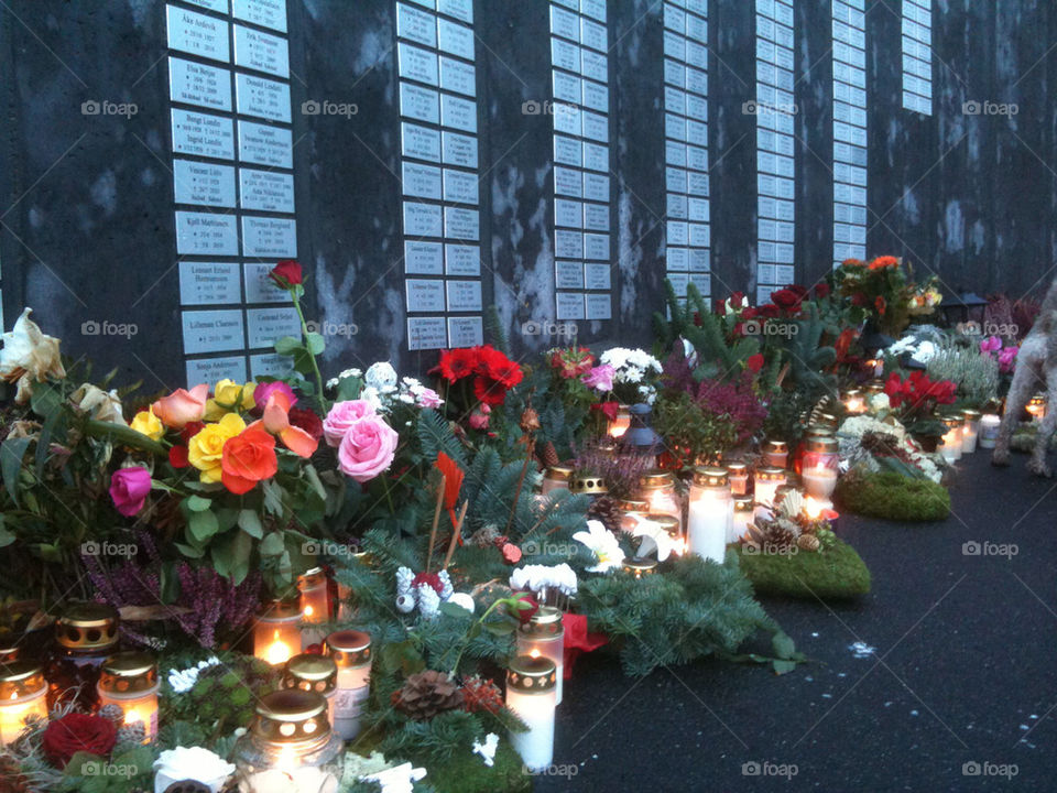 light flower candle memory by maomspv