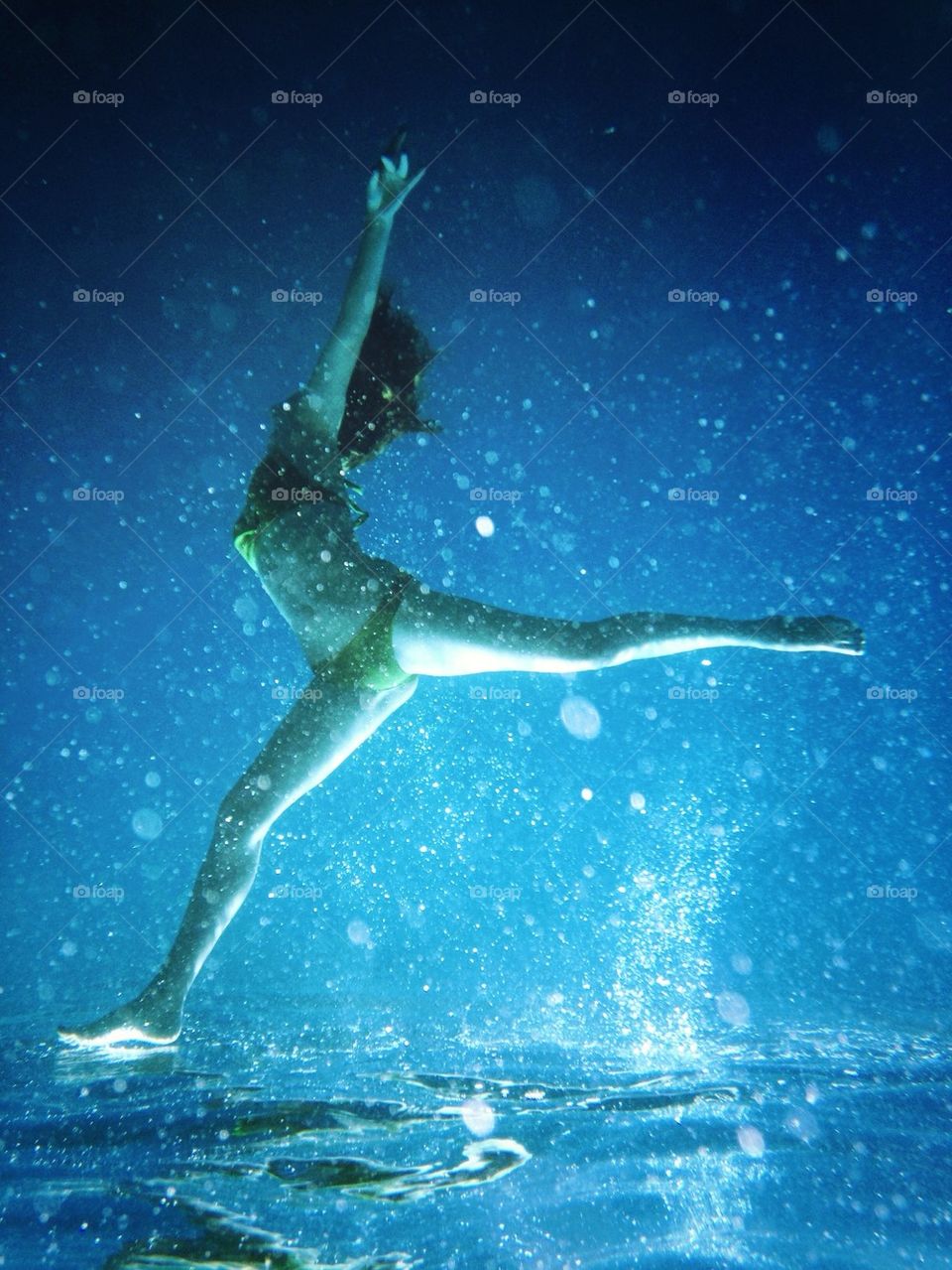 Underwater ballet
