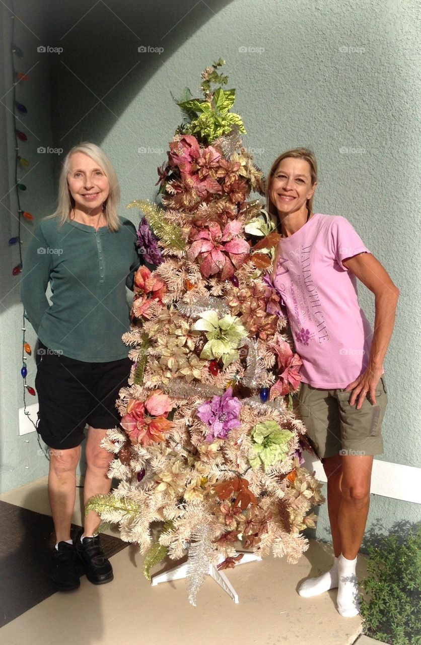 Christmas tree shared with my best friend and sister.