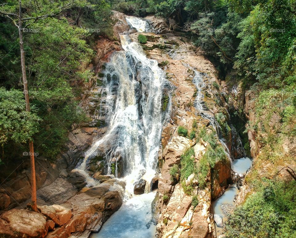 tiger waterfall is Dalat Vietnam
