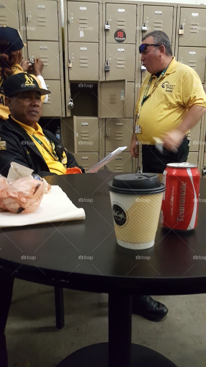 Break Time with teammates