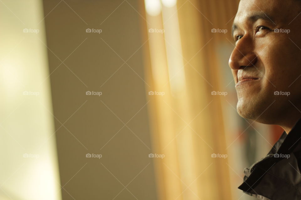 smile lover. smilley face of a friends that happy