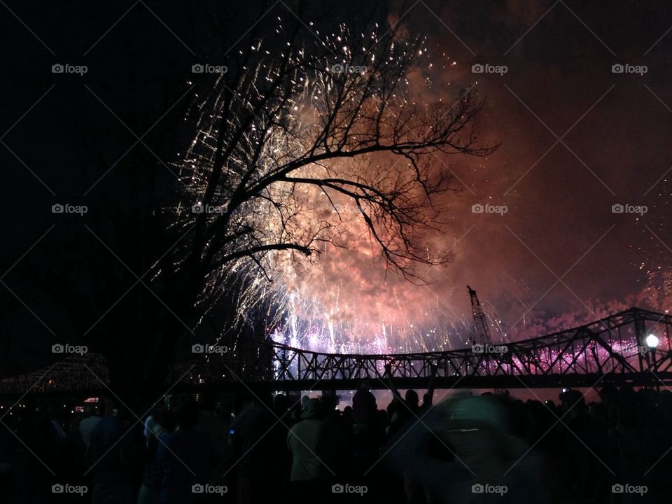 Fireworks, smoke, pretty, thunder over louisville, derby