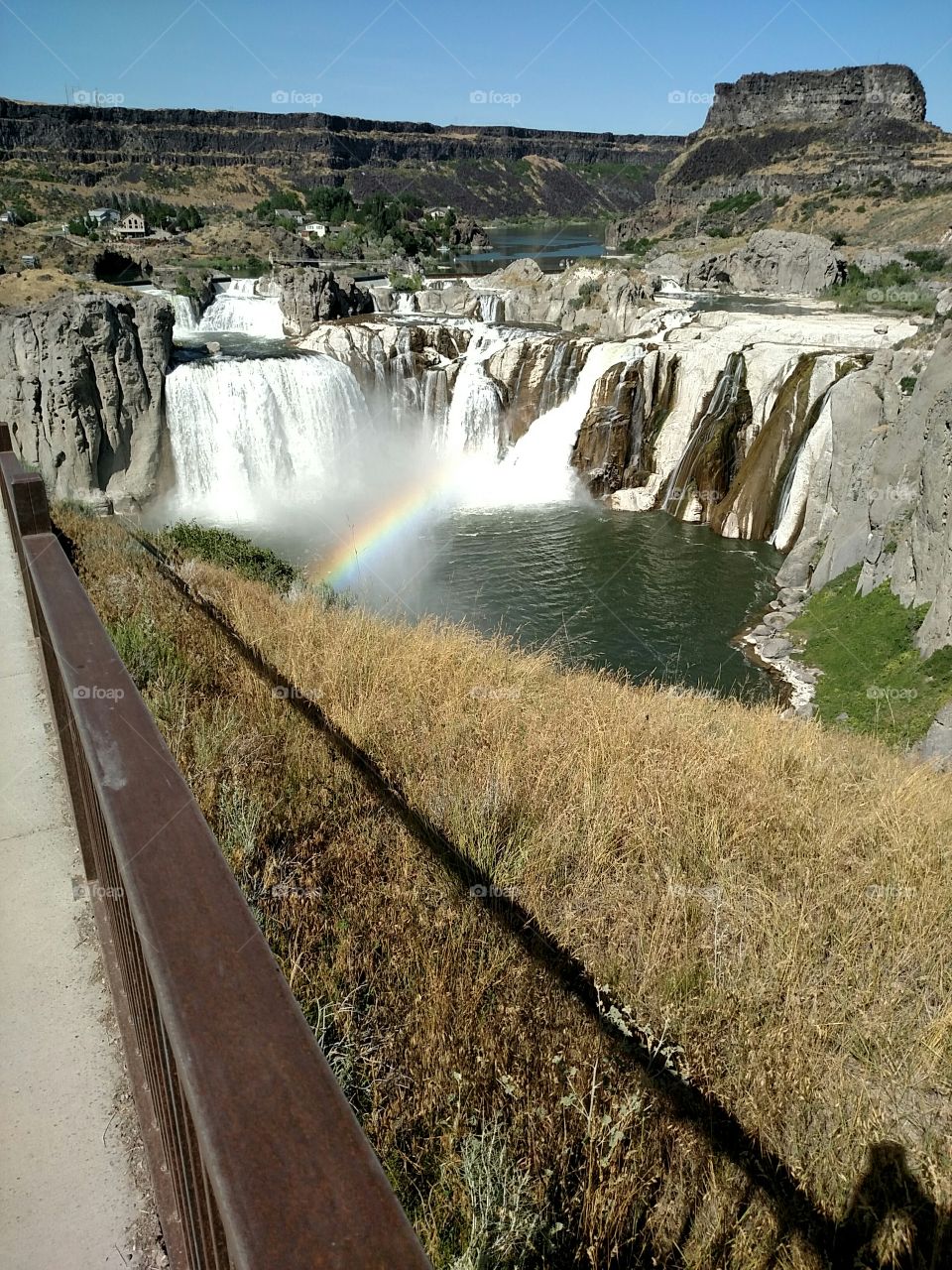 Rainbow at Shoshone Falls Idaho