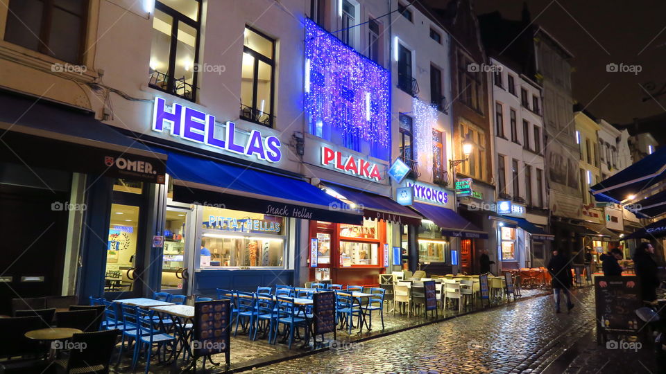 Brussels, Belgium comfort food Greek restaurants.
