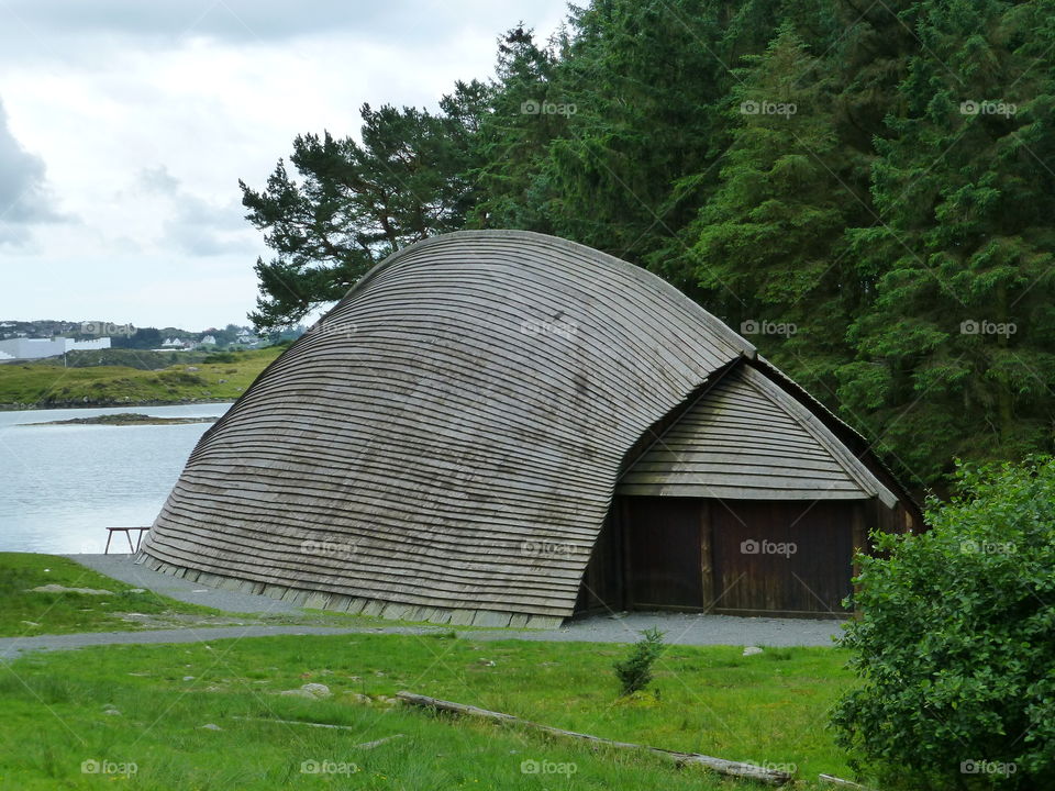 Viking hut