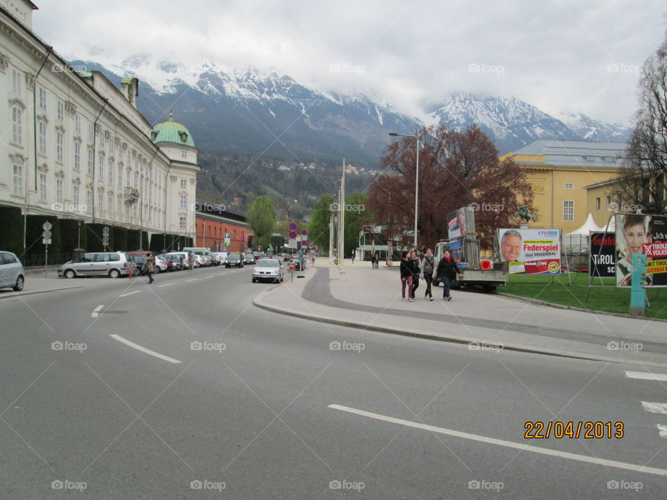 market place in austria