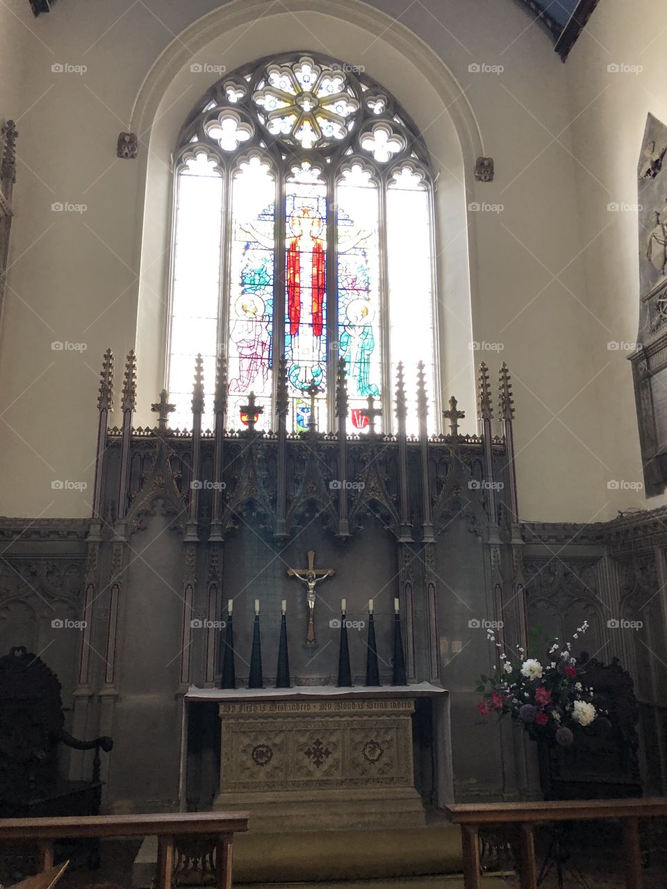 One of several impressive interior photos of this splendid Exeter church.