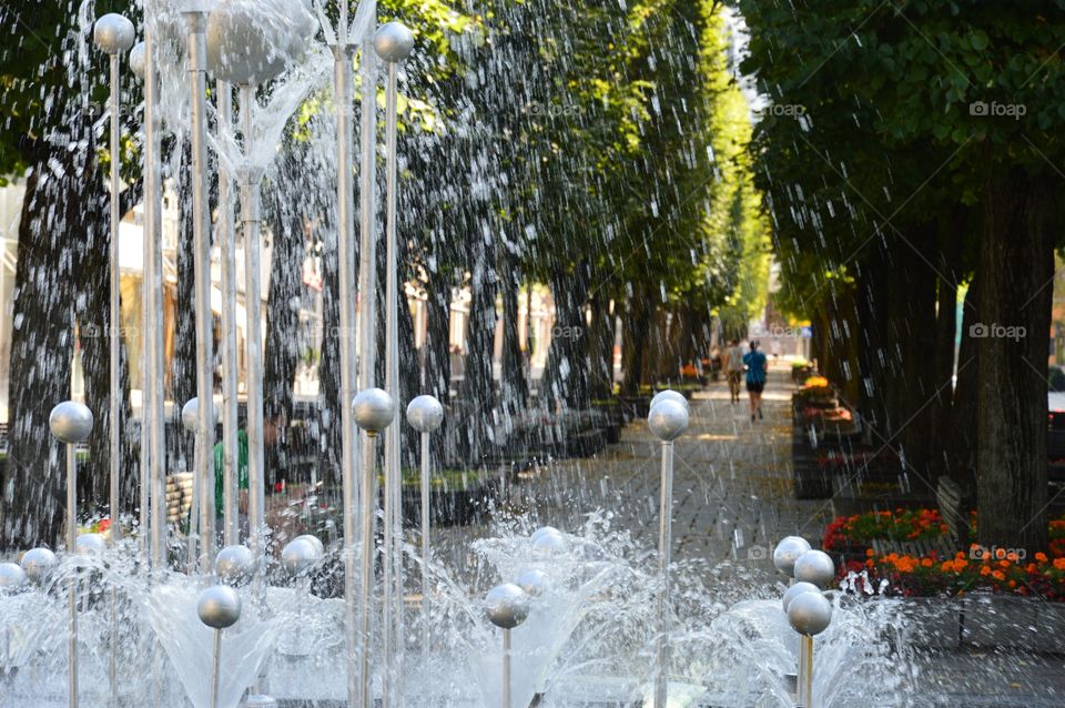 fountain in kaunad