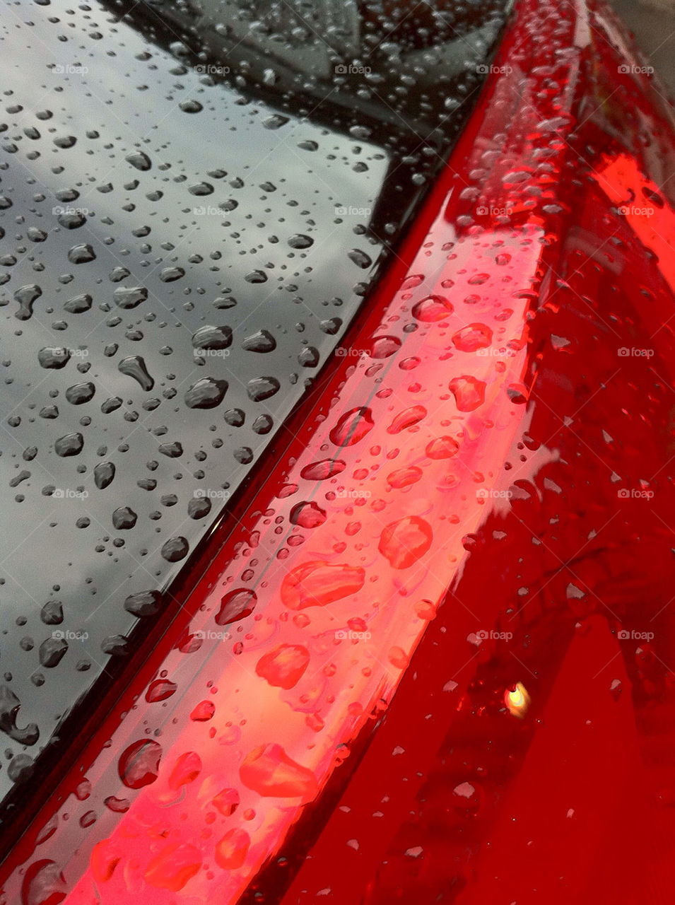 car abstract rain reflect by campbellrobertson