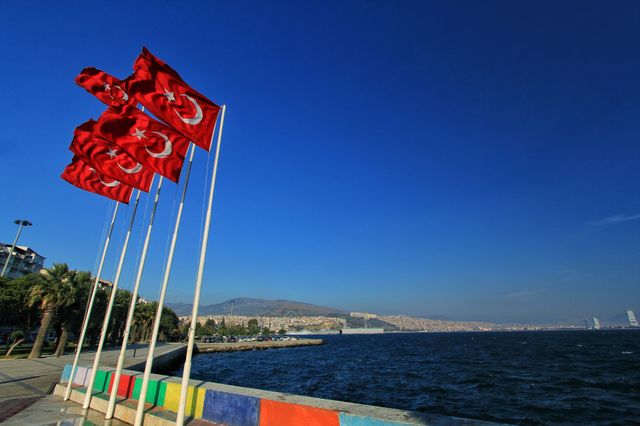 Turkish flags