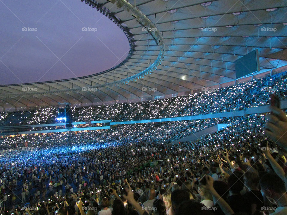 concert at the Olympic stadium in Kiev