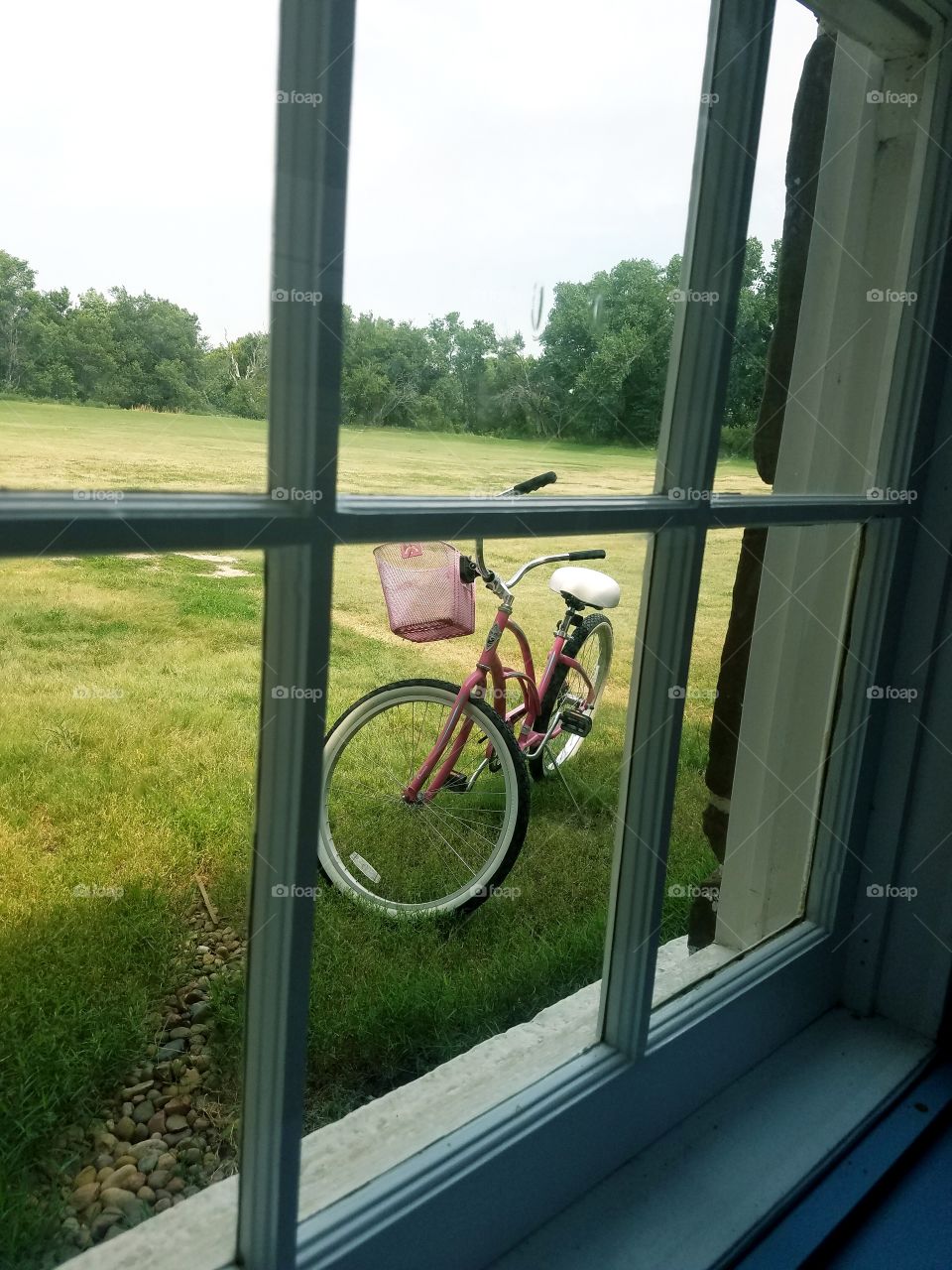 Bicycle out the window
