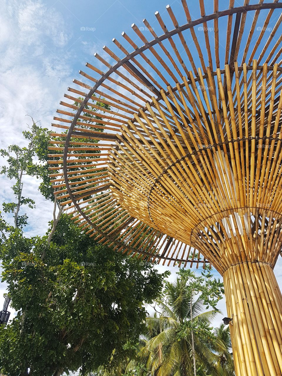 supertree-inspired bamboo post