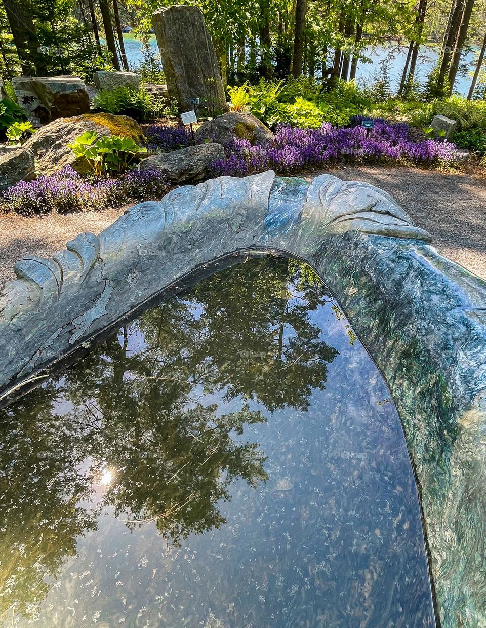 Reflection Pool at the Meditation Garden.