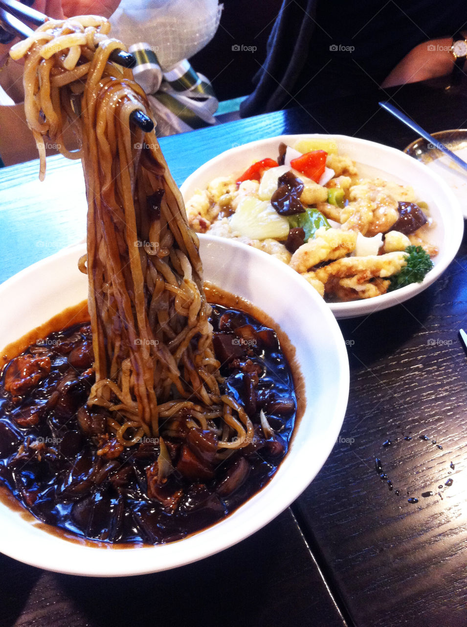 Korean black noodle 