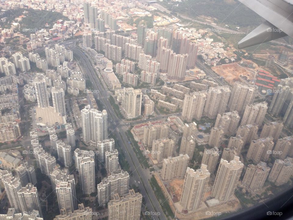 Shanghai from a birds eye view