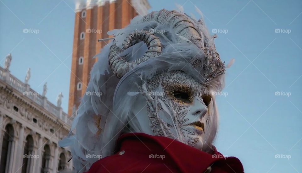 Carnevale di Venezia. Maschere in posa.